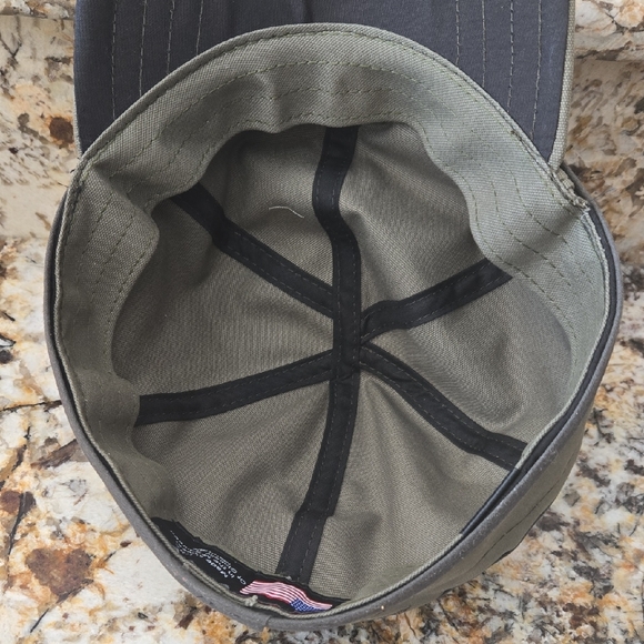 Men's STORMY KROMER Olive Green Cap Hat  Sz 7 3/4 - Picture 3 of 4